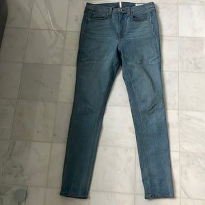 High waste, skinny rag and bone jeans